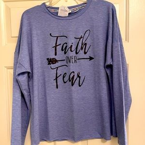 “Faith Over Fear” Long Sleeved Top